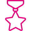 icon etoile rose